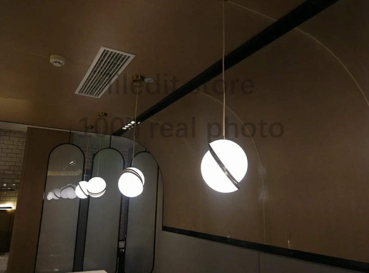 Afralia™ Acrylic Ball Pendant Lamp: Modern Nordic Home Lighting Fixture