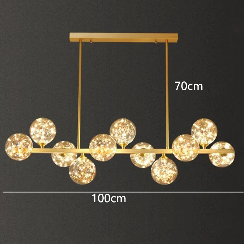Afralia™ Modern LED Pendant Light for Living and Dining Room Chandeliers