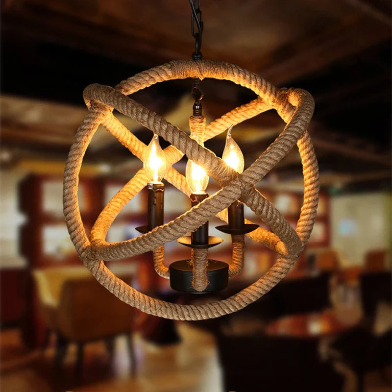 Afralia™ Industrial Rustic Pendant Lights Indoor Lamp for Living Dining Room Home Décor