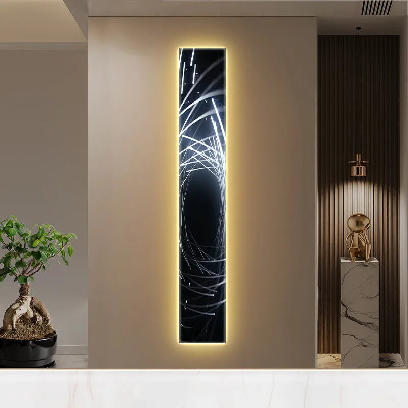 Afralia™ Abstract LED Wall Lamp for Modern Interior Decoration