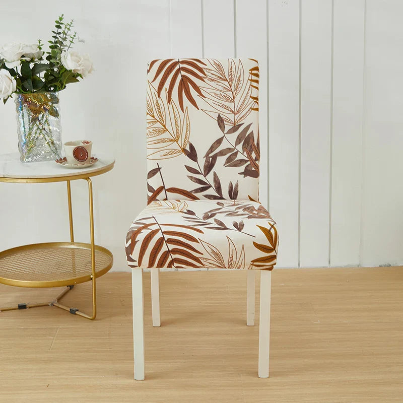 Afralia™ Stretch Print Chair Cover Slipcovers - Elastic Seat Case