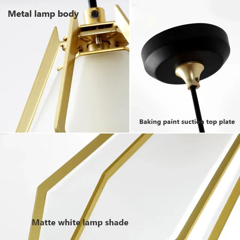 Afralia™ Modern LED Glass Pendant Light for Designer Home Decor and Cafe Bar Lighting