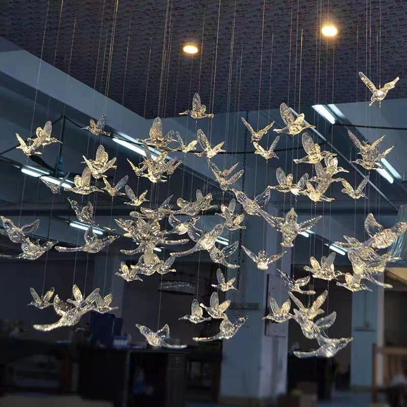 Afralia™ Led Bird Pendant Lamp for Home Decoration and Lighting