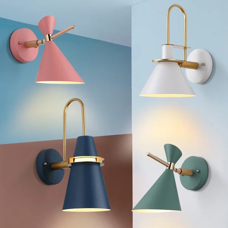 Afralia™ LED Adjustable Reading Wall Lights - Macaroon-inspired Decorative Lamps for Versatile Room Decor