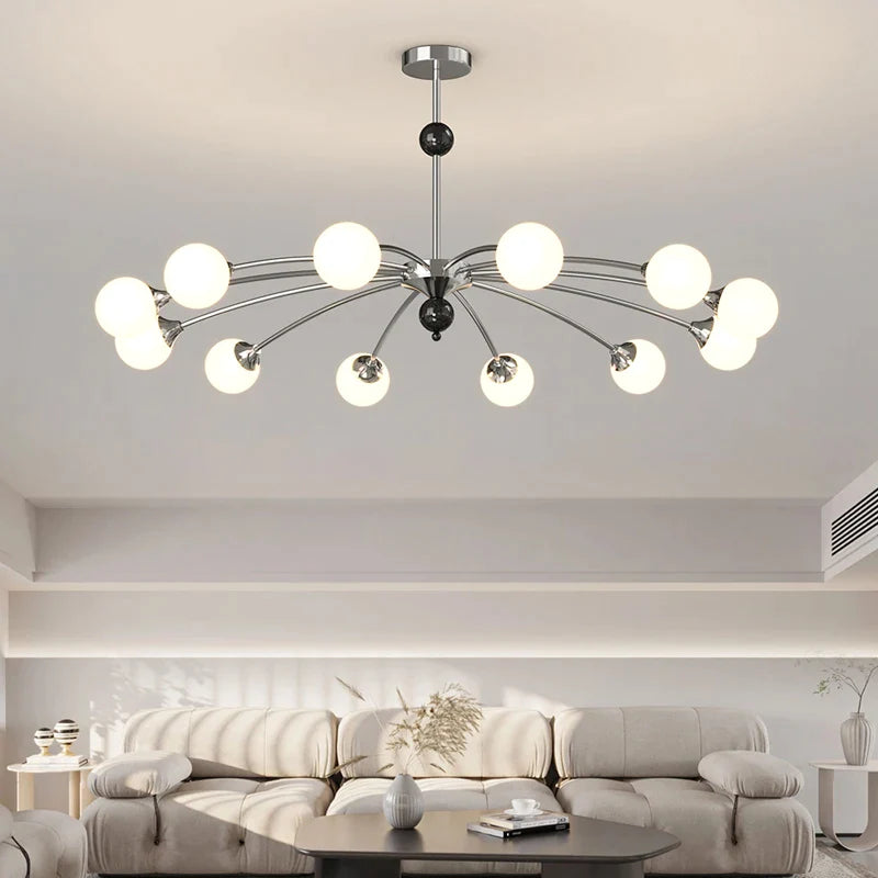 Afralia™ Cream Wind Chandelier: Luxury Postmodern Hall Lamp for Living Room, Bedroom, and Restaurant