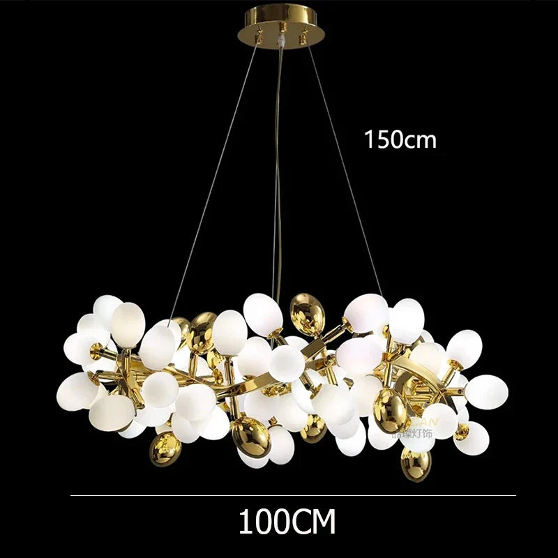 Afralia™ Modern Ceiling Chandelier for Dining & Living Room Lighting