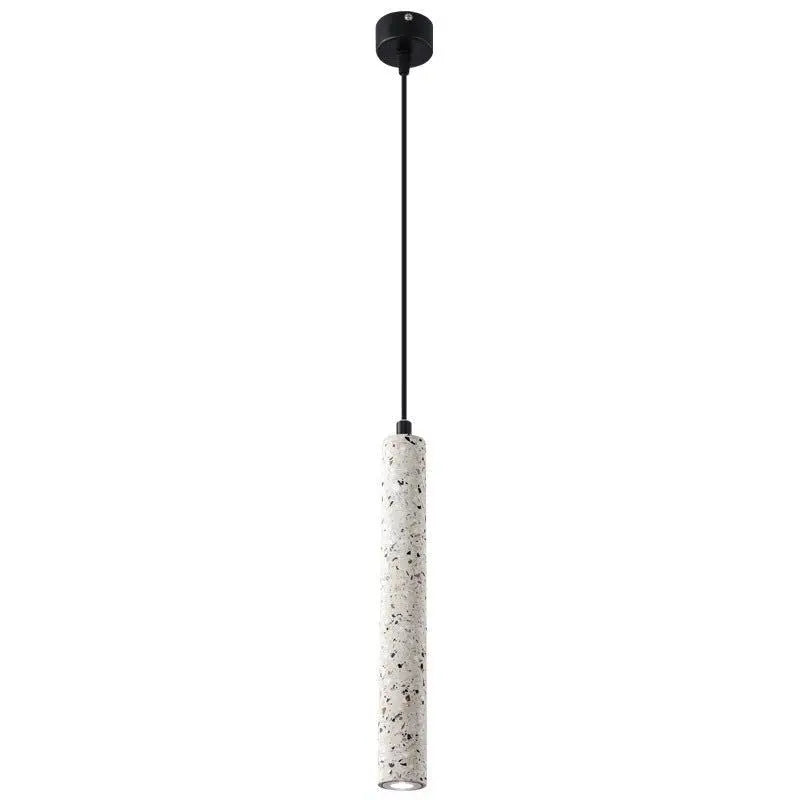 Afralia™ Terrazzo Geomantic Chandelier: Industrial Cement Pendant Lamp for Restaurant, Bar, and Coffee Shop