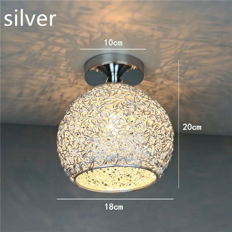 Afralia™ Metal Ball LED Ceiling Lights for Stylish Indoor Home Decor