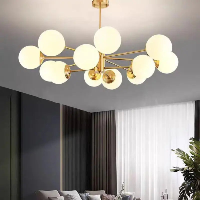 Nordic Magic Beans Chandelier for Living Room Bedroom Dining Study by Afralia™