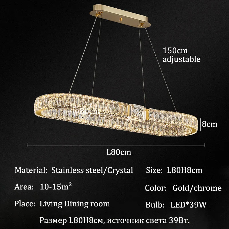 Afralia™ Crystal Chandeliers: Modern Luxury LED Lighting for Home, Living, Dining Room