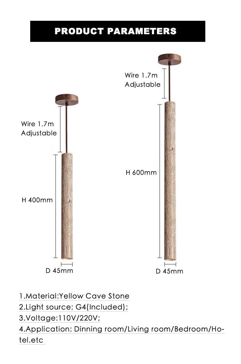 Afralia™ Yellow Cave Stone Hanging Lights 30cm/40cm/60cm - Nordic Design Home Decoration