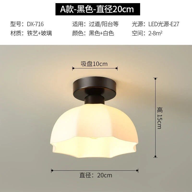 Afralia™ Modern White Chandelier Ceiling Lampshade for Kitchen, Bedroom, Aisle, and Restaurant