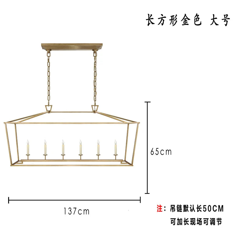 Afralia™ Vintage Birdcage Pendant Light for Modern Living Room and Kitchen Island