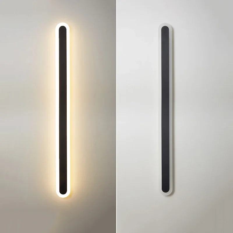 Afralia™ Nordic LED Wall Light Minimalism Sconce Lights for Living Room Indoor Decoration