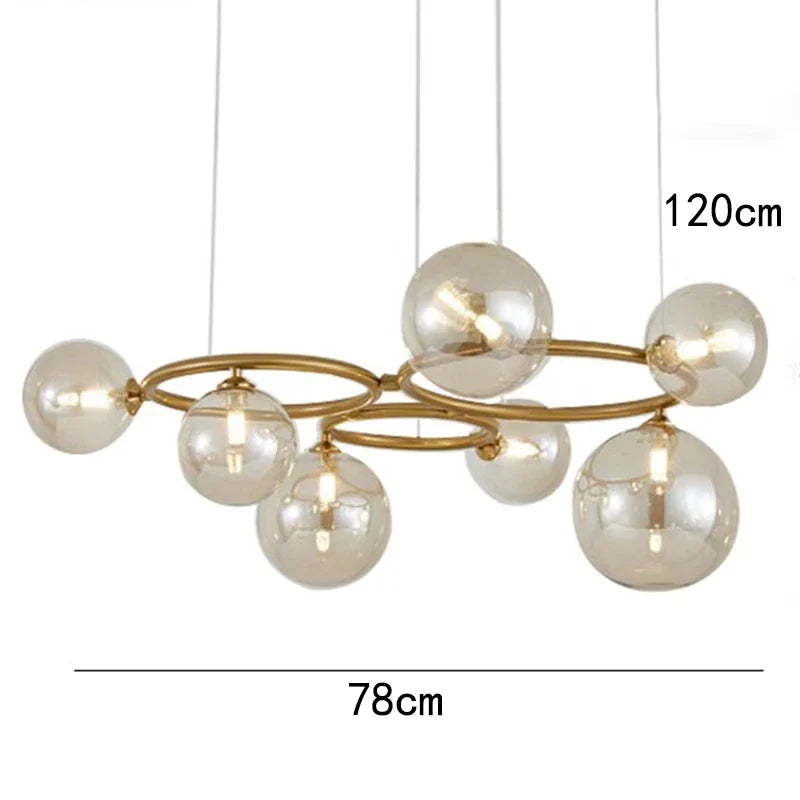 Afralia™ Nordic Dining Room Pendant Light Chandelier for Living Room