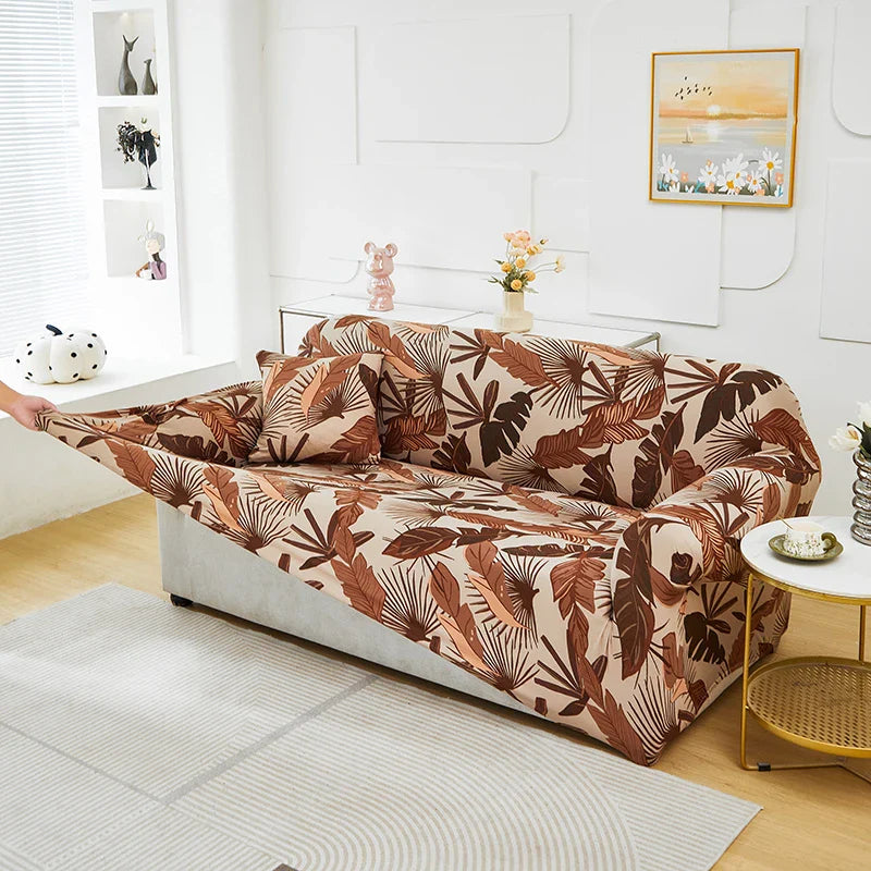Afralia™ Stretch Sofa Cover Slipcover Print Couch Protector for 3 Seater