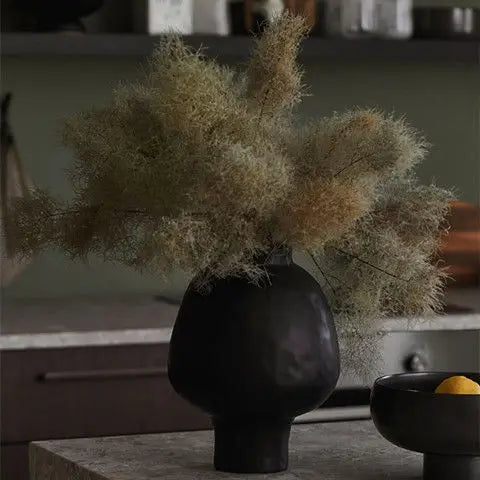 Afralia™ Hammer Pattern Ceramic Vase for Desk Decoration and Flower Arrangement