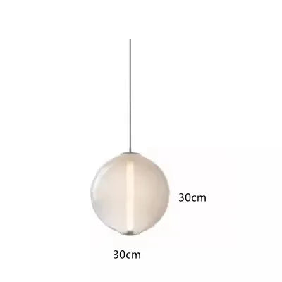 Afralia™ Nordic Glass Pendant Lights for Bedroom Dining Room Chandelier Lighting
