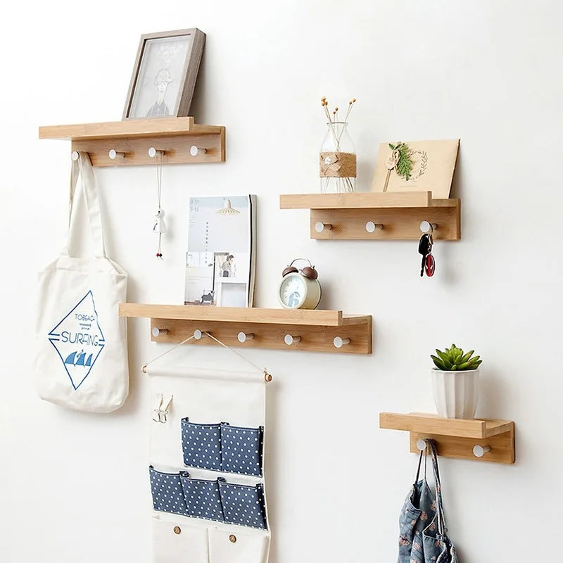 Afralia™ Wall Shelf Iron Partition Board Home Storage Rack