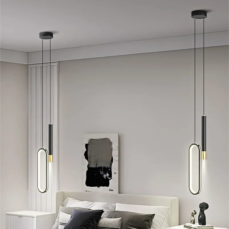 Afralia™ Modern Pendant Light for Bedroom and Restaurant with TV Wall Background Luxury