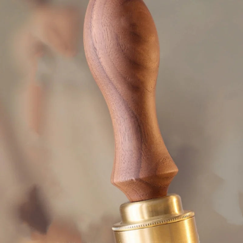 Afralia™ Vintage Flower LED Glass Pendant Light Fixture with Walnut Wood - Japan Style