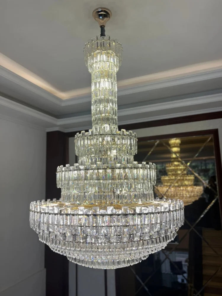Afralia™ Crystal Chandelier | Nordic Modern Luxe Ceiling Light for Home Decor