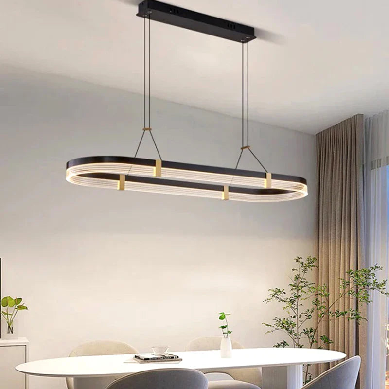 Afralia™ Modern Pendant Chandelier for Indoor Dining Room Living Room Ceiling Lighting