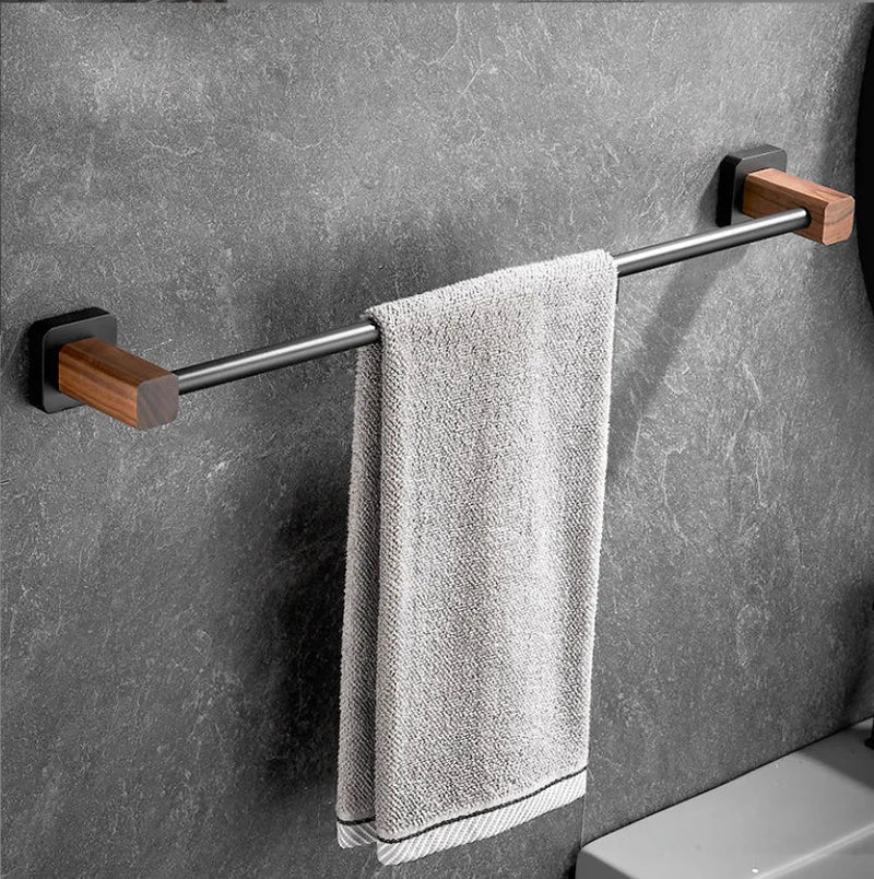 Afralia™ Bathroom Hardware Set: Pendant Towel Bar, Towel Ring, Paper Holder, Shelf