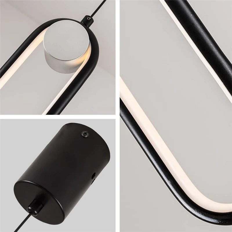 Afralia™ Modern LED Pendant Light Kitchen Bedroom Living Room Nordic Minimalism Hanglamp