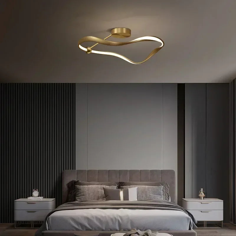 Afralia™ Nordic Luxury LED Ceiling Chandelier for Home Decor Lighting