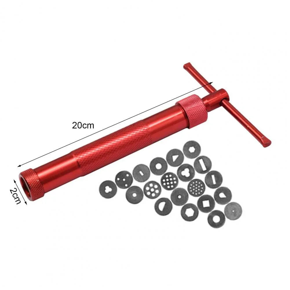 Afralia™ Clay Extruder Sculpture Machine Gun - Cake Decorating & Polymer Clay Tools