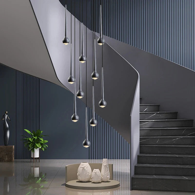 Afralia™ Nordic Chandelier for Dining Room and Living Room, Designer LED Ceiling Lamp