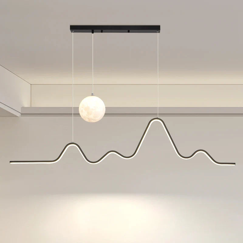 Afralia™ Moonlight Chandelier: Luxury Modern Dining Table Pendant Lights.