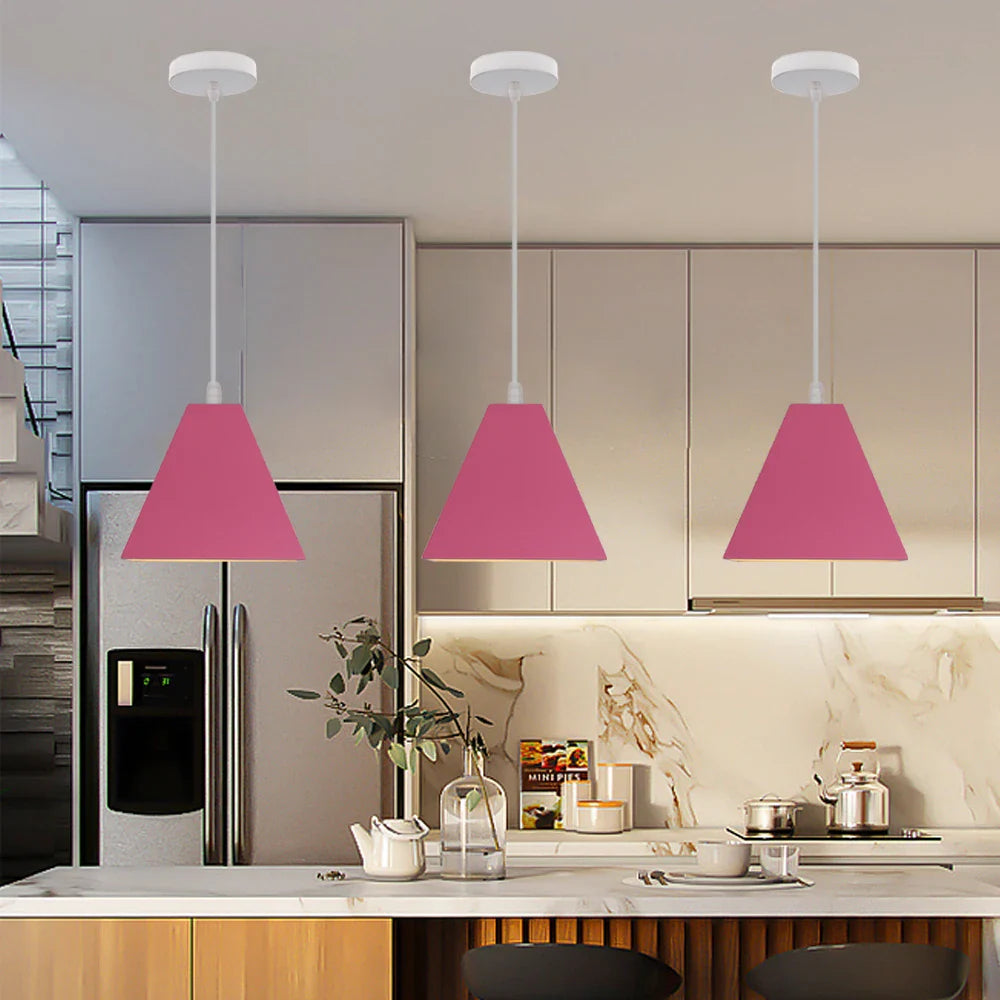 Afralia™ Nordic Aluminum Pendant Lights Modern Wood Hanging Lighting E27 LED Loft Suspension Luminaire