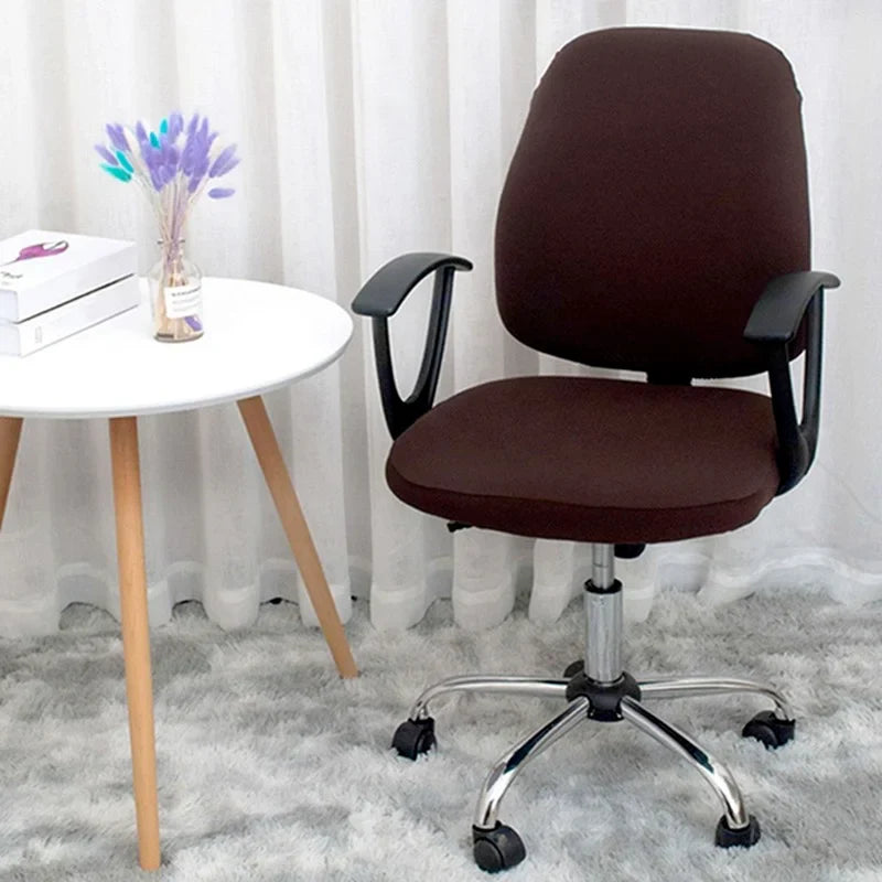 Afralia™ Printed Spandex Chair Cover: Universal Office Chair Protector for Comfort and Style