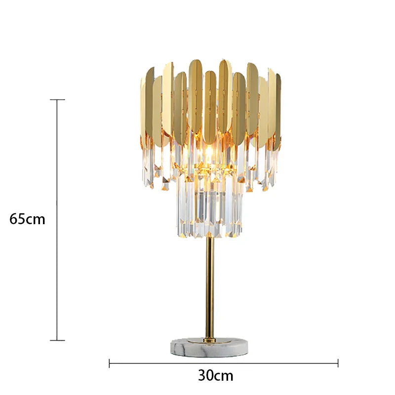 Afralia™ Modern Golden Crystal Pendant Chandelier for Luxurious Living Room Decor