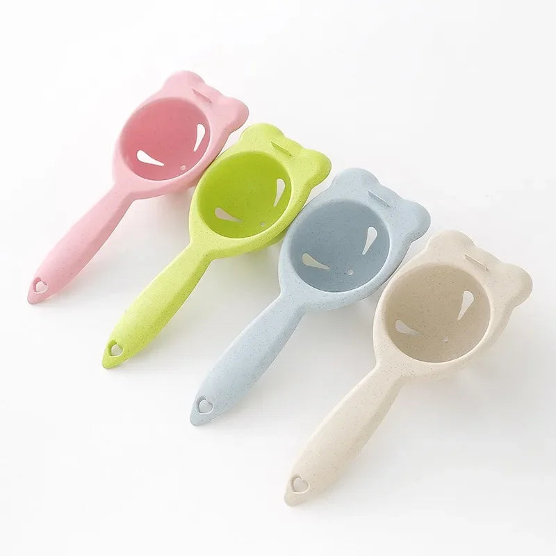 Afralia™ Boiled Eggs Holder Separator Tool Mini Kitchen Gadgets Food Grade Yolk Filter