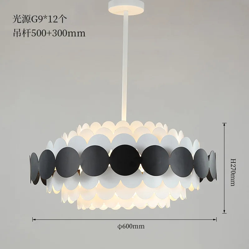 Afralia™ Minimalist Ceiling Chandelier Hanging Lamps for Living Room & Bedroom