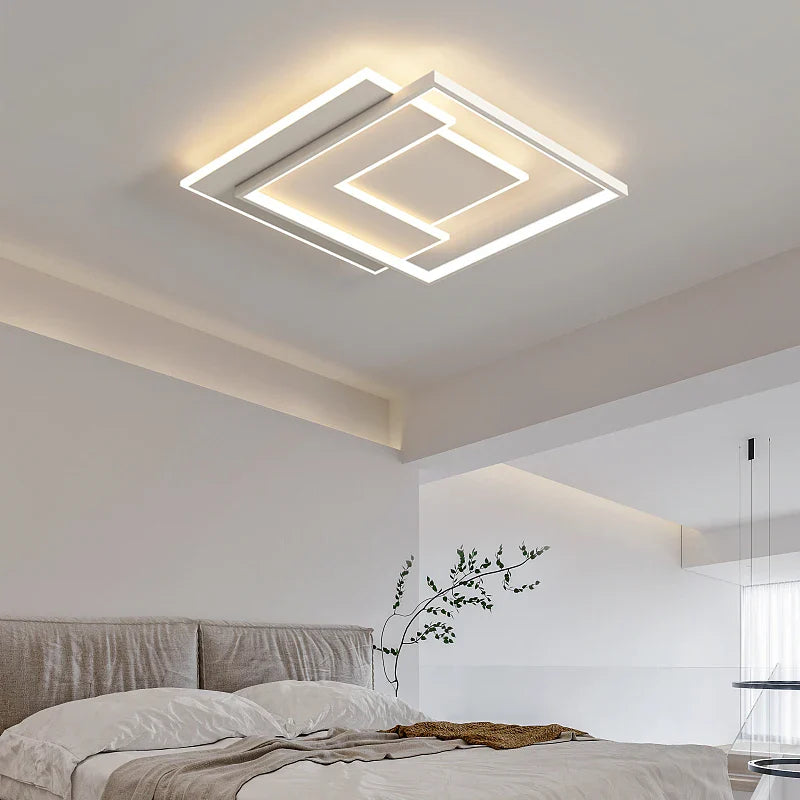Afralia™ Nordic Flush Mount Led Ceiling Light for Modern Living Spaces
