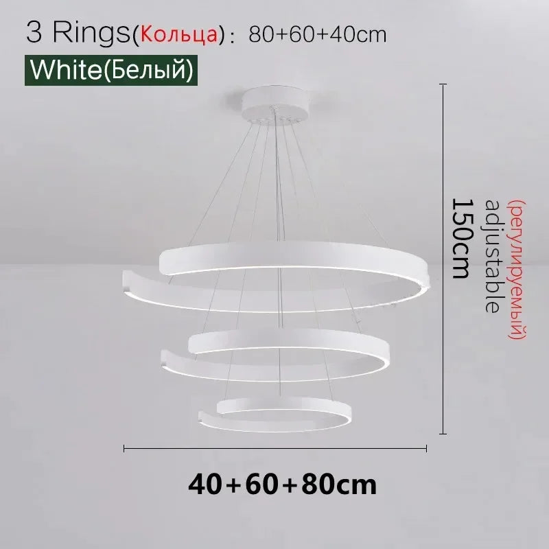 Afralia™ Modern LED Pendant Lights for Home Decor and Lighting Fixtures