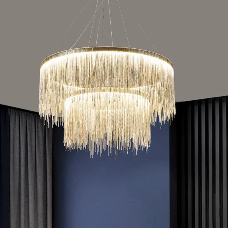 Afralia™ Luxury Chandeliers for Living Room Ceiling Lighting Żyrandol