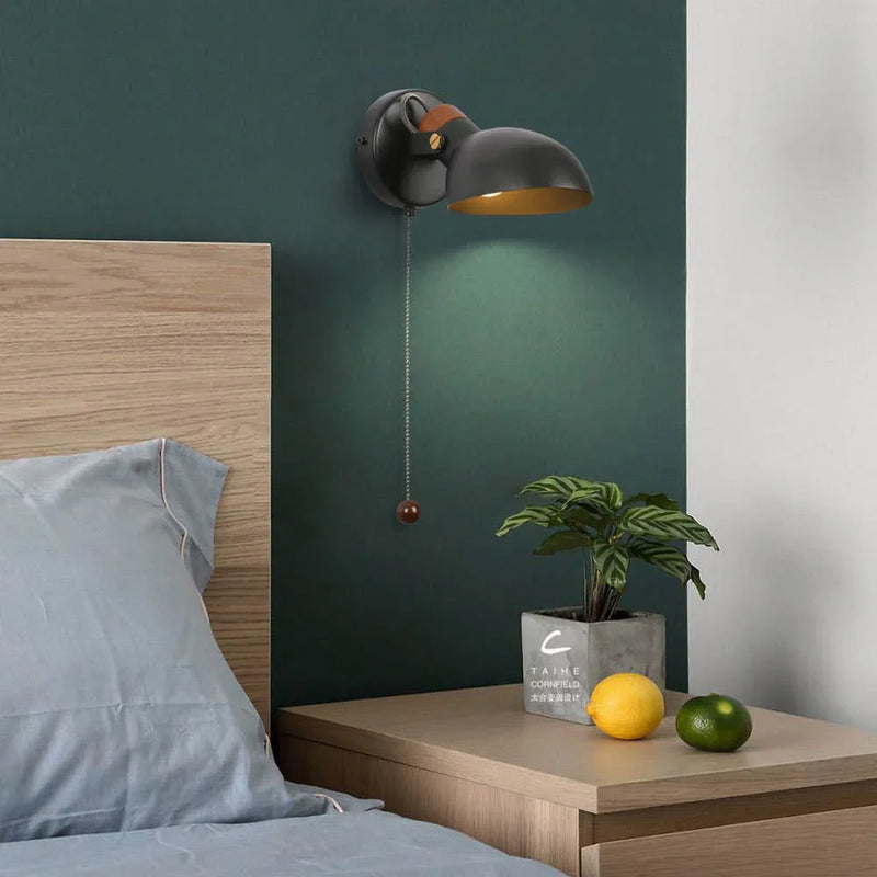 Afralia™ LED Wall Sconce With Switch, Nordic Design for Bedside, Study, Living Room