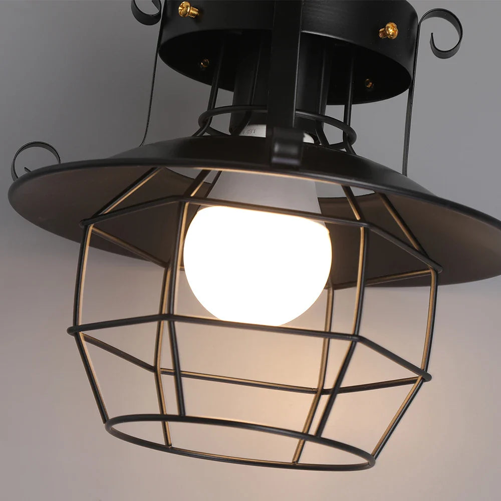 Afralia™ Retro Industrial Pendant Light Fixture for Kitchen Island Dining Room Decor