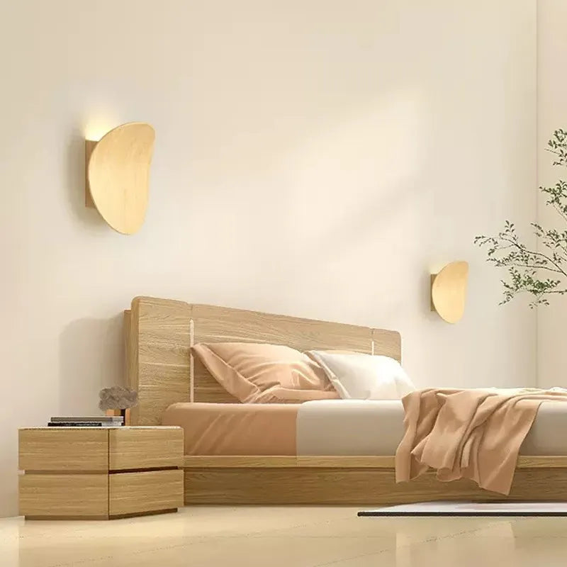 Afralia™ LED Round Wall Lamp for Bedroom Living Room Office Decoration Lighting