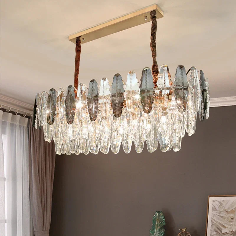 Afralia™ Crystal LED Chandeliers for Elegant Dining & Living Spaces