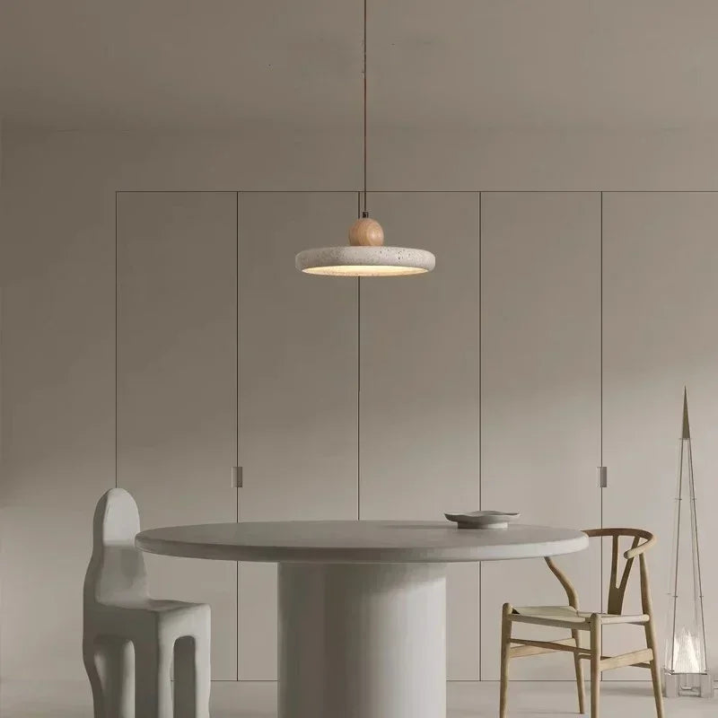 Afralia™ Travertine Pendant Light Chandelier for Dining Room Kitchen Island