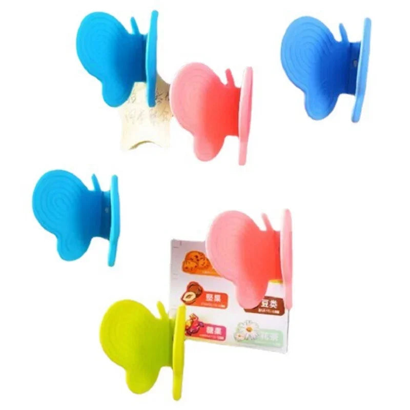 Afralia™ Butterfly Silicone Insulation Plate Clamp Kitchen Tool