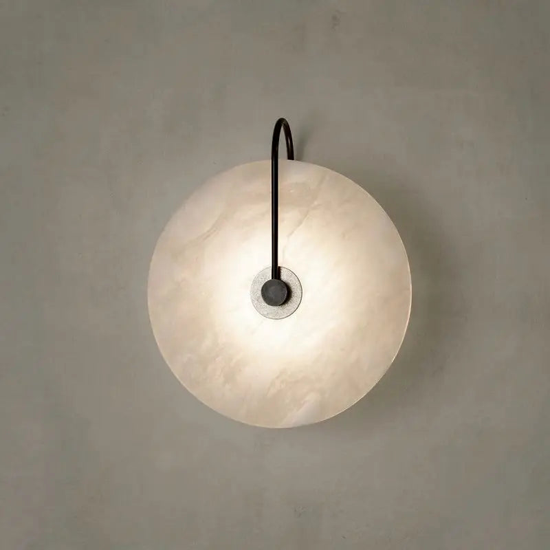 Afralia™ Modern Art Stone LED Wall Lamp for Bedroom, Living Room, and More