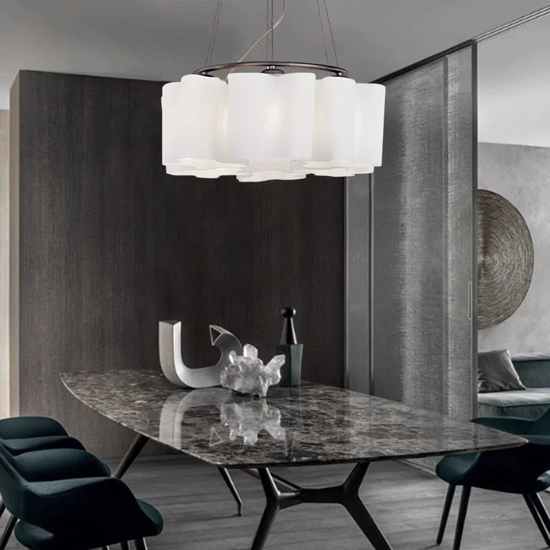 Afralia™ Modern Cloud Ceiling Lamp Pendant Light for Living Dining Room