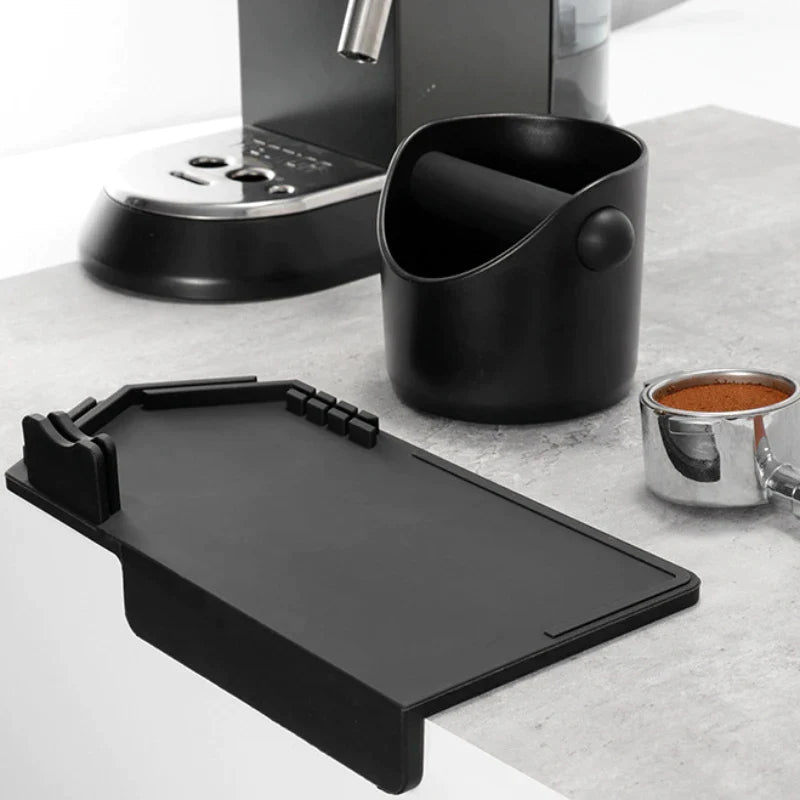 Coffee Tamper Holder Mat Support Base by Afralia™: Barista Cafe Accessories Tamping Station Stand